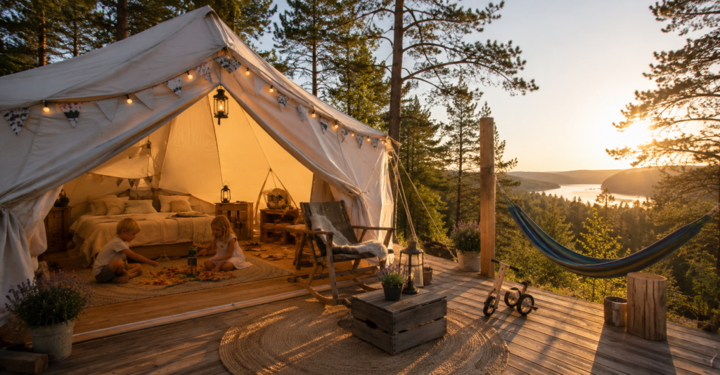 Glamping Deutschland urlaub mit Kindern